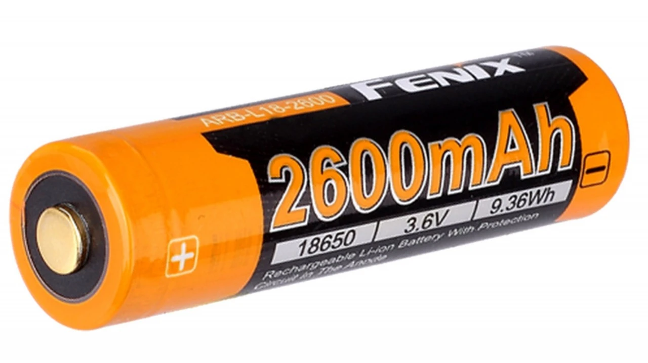 Fenix Li-Ion Genopladelig ARB-L18-2600 MAh 18650